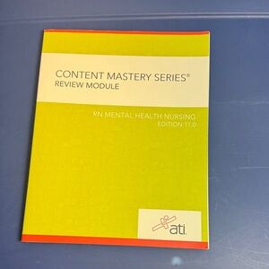 ATI RN Mental Health Nursing Review Module Edition 11.0